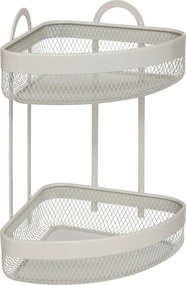 Konyhai Sarokpolc Fűszertartó Pulthoz 2 Szintes Fém Szürke