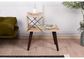 Éjjeli szekrényke CROSS 55x50 cm barna