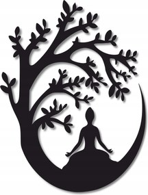 Áttört Kép Nappaliba Faldekoráció Jóga Meditáció Buddha Panel