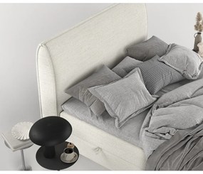 Krémszínű ágyneműtartós boxspring ágy 180x200 cm Melba – Maison de Rêve