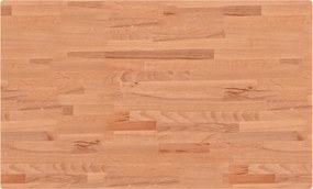 vidaXL tömör bükkfa fürdőszobai pult 100 x 60 x 2,5 cm