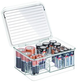 Linus átlátszó rendszerező rekeszekkel és fedéllel, 17 x 14 cm - iDesign