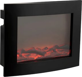LED dekoráció modern kandalló COZY WARM 40x50 cm, fekete