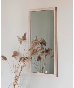 Fali tükör tömörfa kerettel 60x90 cm Lodur – Rowico
