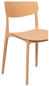 Barackszínű műanyag kerti szék Hébé – Bonami Essentials