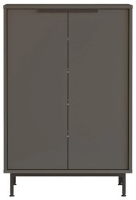 Cipősszekrény Abbygail 1 (antracit) . 1101347