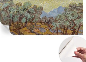 Öntapadós tapéta Fali furnér 3D hatás Olajfák 250x104 cm