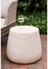 Kő kerek tárolóasztal ø 47,5 cm Bonn – House Nordic