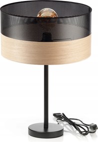 Éjjeli Lámpa Asztali Lámpa Lámpaernyővel Lyukas E27 XL Nagy Szilárd Fém