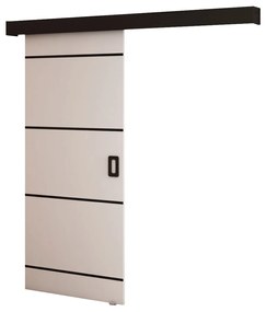 Tolóajtó 90 cm Bethany IV (matt fehér + matt fekete). 1043491
