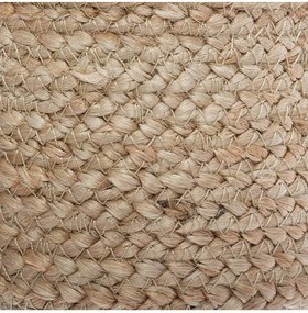 Kerek juta kosarak SEAGRASS 3 darabos készlet, fehér