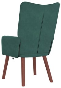Pihentető Szék Sötét Zöld Velúr