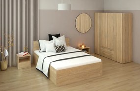 Éjjeliszekrény, sonoma tölgy, DOLI