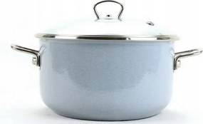 Zománcos edény Belis Sfinx Premium szürke, 24 cm, 5,5 l