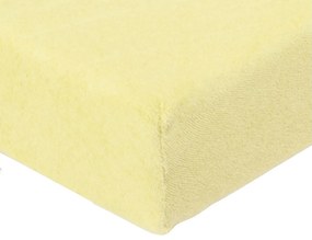 Az ágynemű frottír vajas sárga TiaHome - 200x200cm