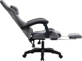 Irodai/gamer szék, szürke, LOPES