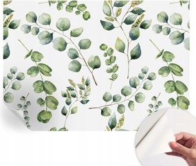 Mosható öntapadós fotótapéta étkezőbe Zöld levelek 208x146 cm