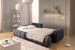 Lutario Mini ágyazható balos sarokkanapé - szürke szenil Vibe 95