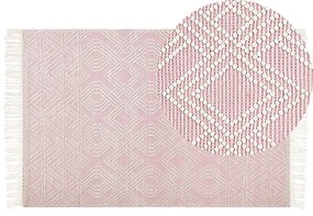 Rózsaszín szőnyeg 200 x 300 cm ADANA Beliani