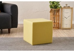 Puff CUBI 40x40 cm sárga