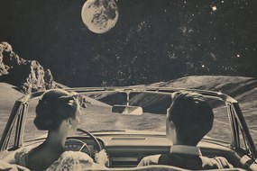 Poszter 45x30cm Vigyél engem a Holdra