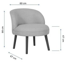 Sárga fotel Nice – Artie