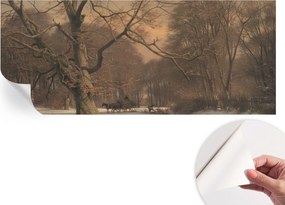 Dekoratív öntapadós fotótapéta Hálószobába Téli tájkép 250x104 cm