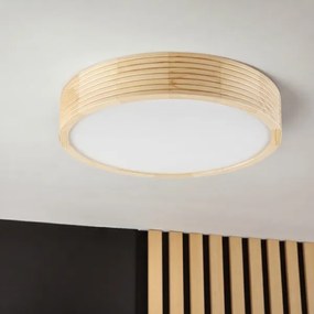 Mennyezeti lámpa NATURAL MODERN 2xE27/15W/230V, átmérő 37,5 cm, fenyő