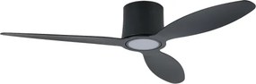 ZEVENTI - LED mennyezeti ventilátor VENTORA LED/24W/230V Wi-Fi Tuya fekete + távirányító