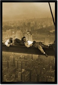 Poszterek keretben 40x60 Munkások a gerendán