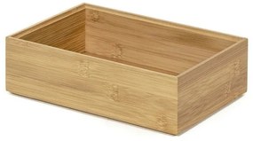 Szervező Compactor Bamboo Box, 22,5 x 15 x 6,5 cm, natúr fa