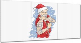 Vászonkép 180x90 Télapó csillag