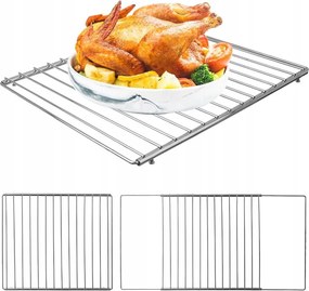 Sütőrács Állítható Fém Grill Tepsi Univerzális Darab