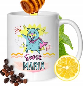 Bögre Mária Barátnő Feleség Barátnő Ajándék Nyomtatott Fehér 330ml