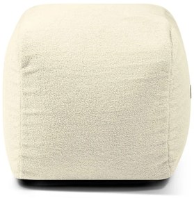 Világosszürke buklé babzsákfotel Plus 50 Lounge – SLOWDOWN