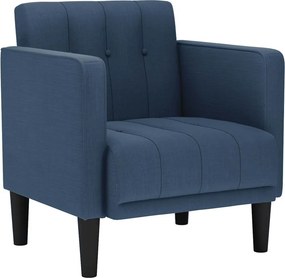 vidaXL kék szövet kanapészék karfás szék 53 cm