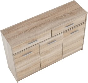 Komód 3D2S, sonoma tölgyfa, TEYO