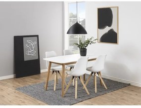 BERG étkezőasztal fehér színben