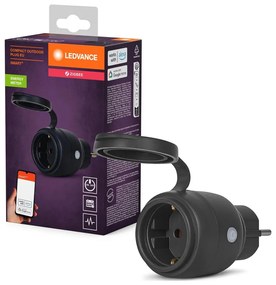 Ledvance Ledvance - Intelligens kültér aljzat SMART+ 3680W/230V/Típus F/SCHUKO 16A IP44 fekete P227587