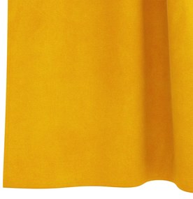 Függönyök függönyökkel 2 pcs mustársárga 140 x 225 cm Bársony
