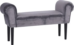 Lóca, Velvet szövet, szürke/fekete, BURDA