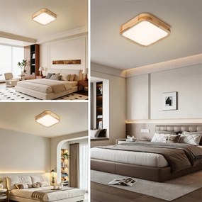 BRILAGI - WOODLINE SQUARE LED mennyezeti lámpa 32W/230V 3000/4000/6000K tölgy 30x30