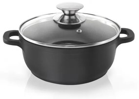 Grande tapadásmentes, alumínium edény üvegfedővel, ⌀ 24 cm - Orion