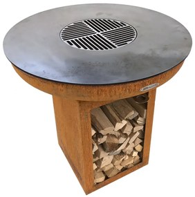Carus S barna kültéri grill, ø 62 cm - Remundi