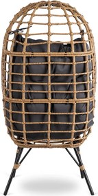 Kerti pihenőszék szürke színben MADISON