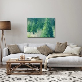 Kép - Festett tűlevelűek (70x50 cm)