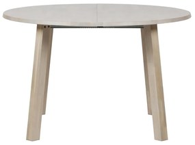 Lange bővíthető étkezőasztal, ⌀ 120 cm - WOOOD