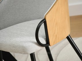 Szék Elviria K (szürke tölgy + fekete). Akció -13%. 1111039