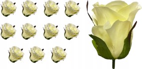 12X Mesterséges rózsa nád készítés bimbó fej mesterséges virágok rózsák