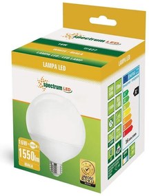 Szerszámlámpa, LED izzó E27 4000K 230V 16W 1550 lm 13154, semleges, OSW-05421